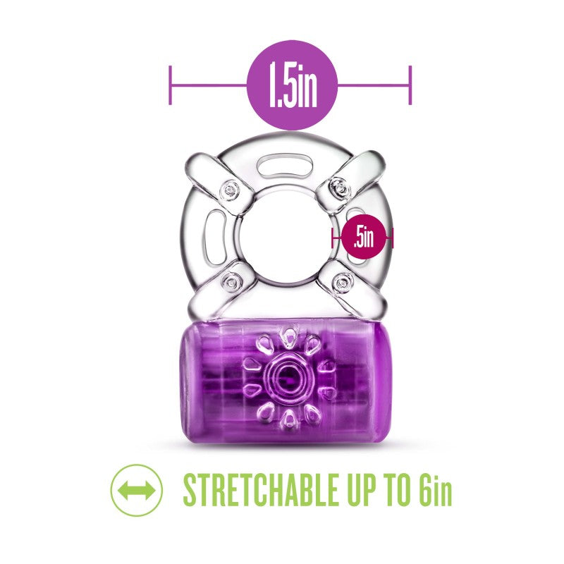 Play With Me Pleaser Rechargeable C Ring Purple Purple Usb Rechargeable Cock Ring
