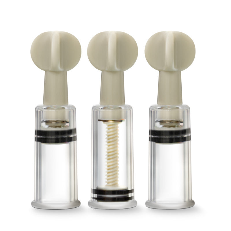 Temptasia Clit & Nipple Twist Suckers Clear Suckers Set Of 3