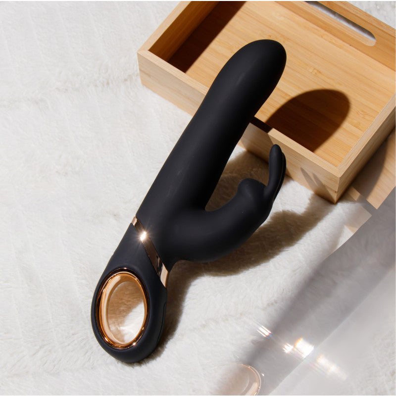 Lush Victoria Black 22.9 Cm (9'') Usb Rechargeable Rabbit Vibrator