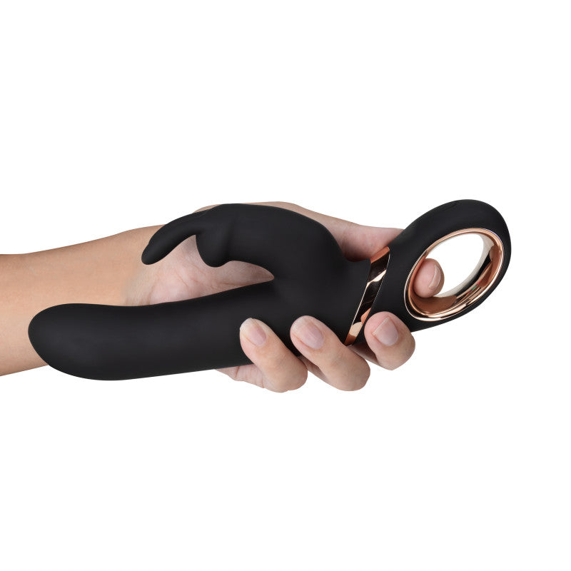 Lush Victoria Black 22.9 Cm (9'') Usb Rechargeable Rabbit Vibrator