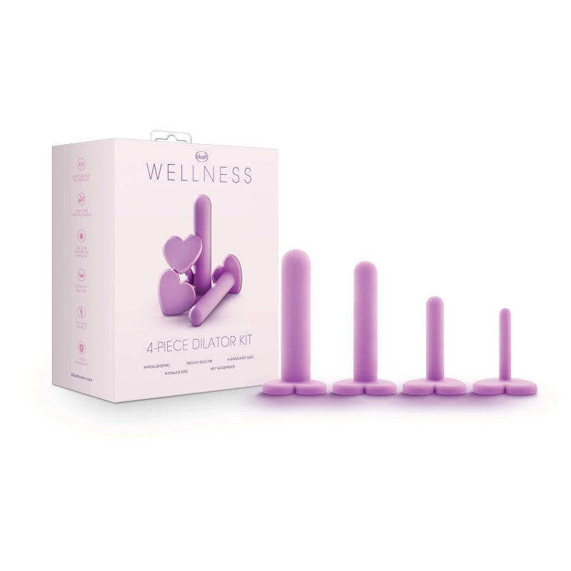 Wellness Dilator Kit Purple Vaginal Dilators Set Of 4 Sizes