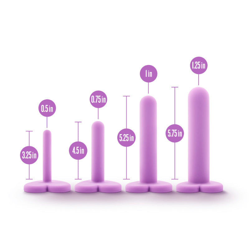 Wellness Dilator Kit Purple Vaginal Dilators Set Of 4 Sizes