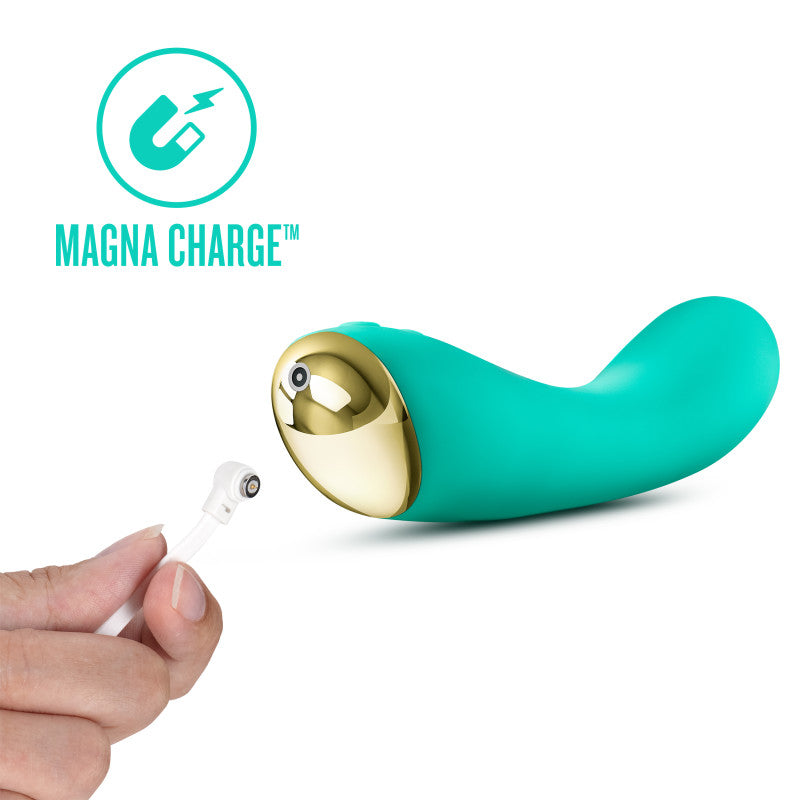 Aria Luscious Af Teal 17.8 Cm Usb Rechargeable Vibrator