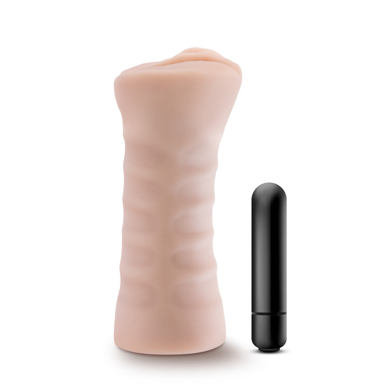 M For Men Rain Flesh Vibrating Vagina Stroker