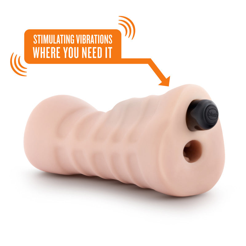 M For Men Rain Flesh Vibrating Vagina Stroker