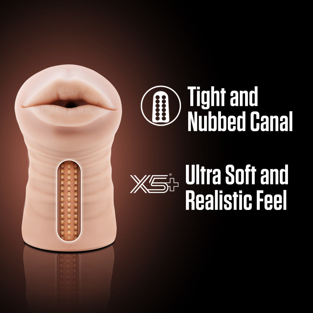 En Lust Nicole Flesh Vibrating Oral Stroker