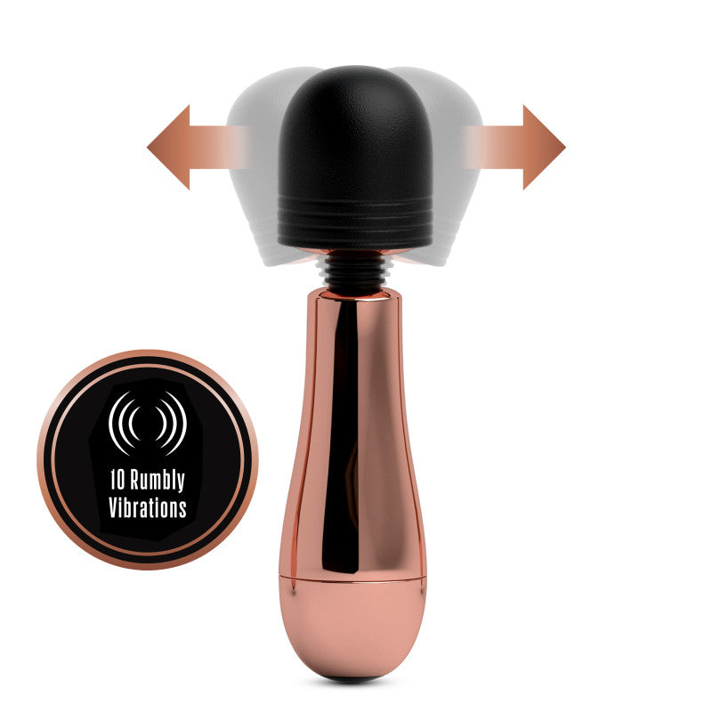 Lush Chloe Rose Gold Usb Rechargeable Mini Massager Wand