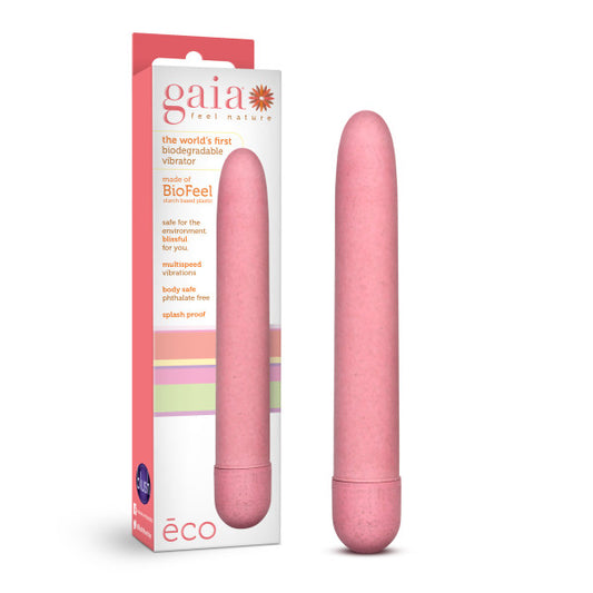 Gaia Eco Coral Pink 17.8 Cm (7'') Vibrator