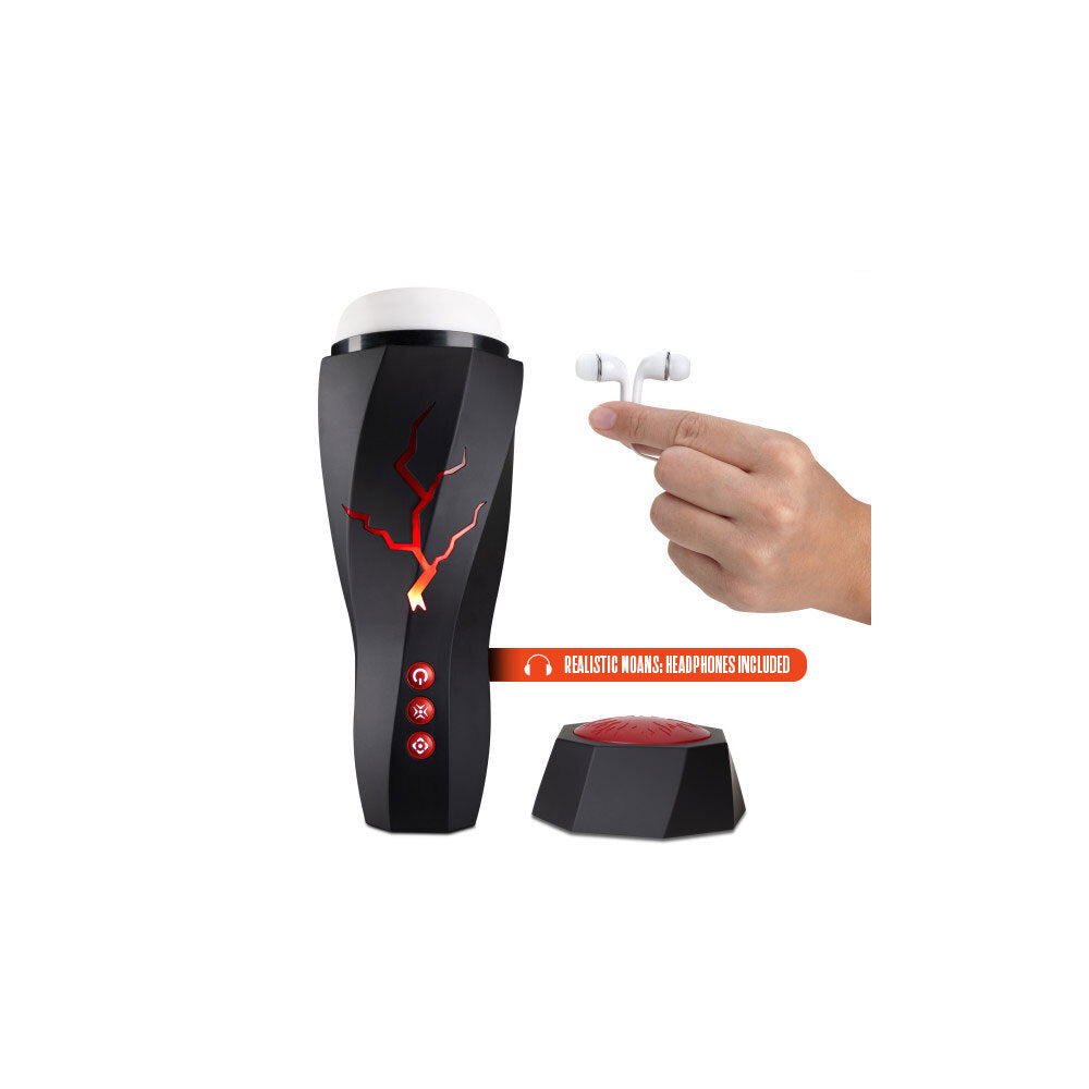 M For Men Storm Usb Rechargeable Milking & Vibrating Auto Stroker