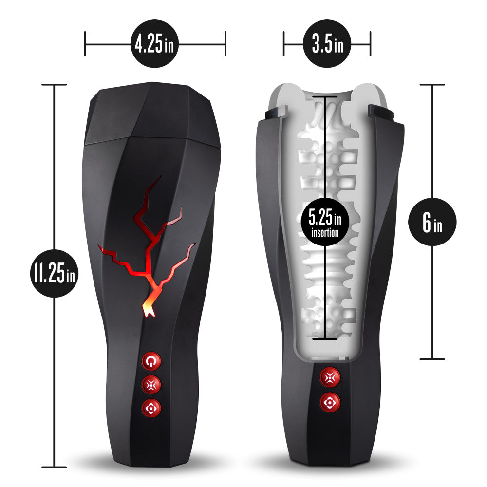 M For Men Storm Usb Rechargeable Milking & Vibrating Auto Stroker