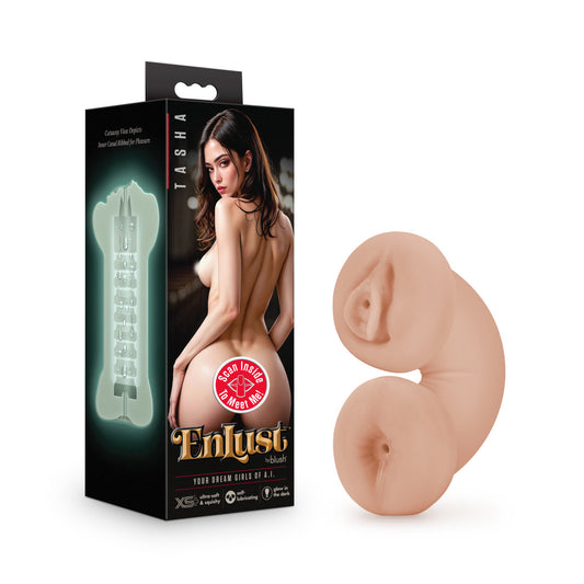 En Lust Tasha Glow In Dark Flesh Dual Ended Stroker