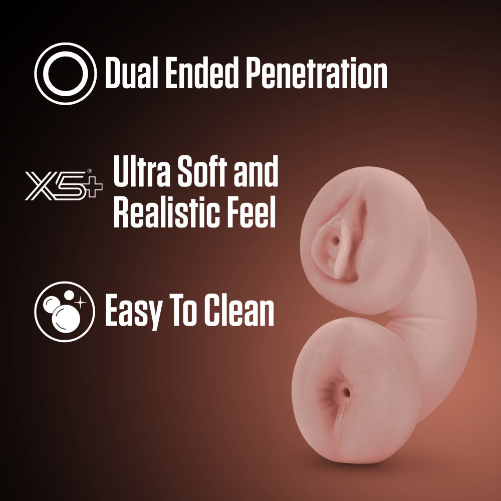En Lust Tasha Glow In Dark Flesh Dual Ended Stroker