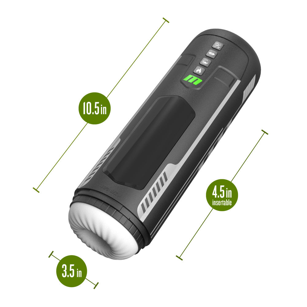 M For Men Master Blaster Usb Rechargeable Vibrating & Sucking Auto Stroker