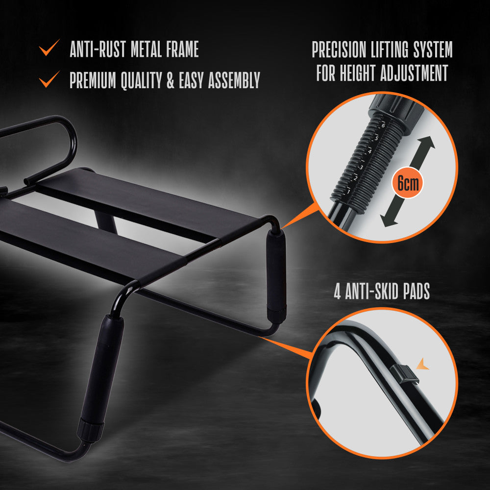 Temptasia Surrender Sex Chair Black Sex Stool With Vibrating Dildo