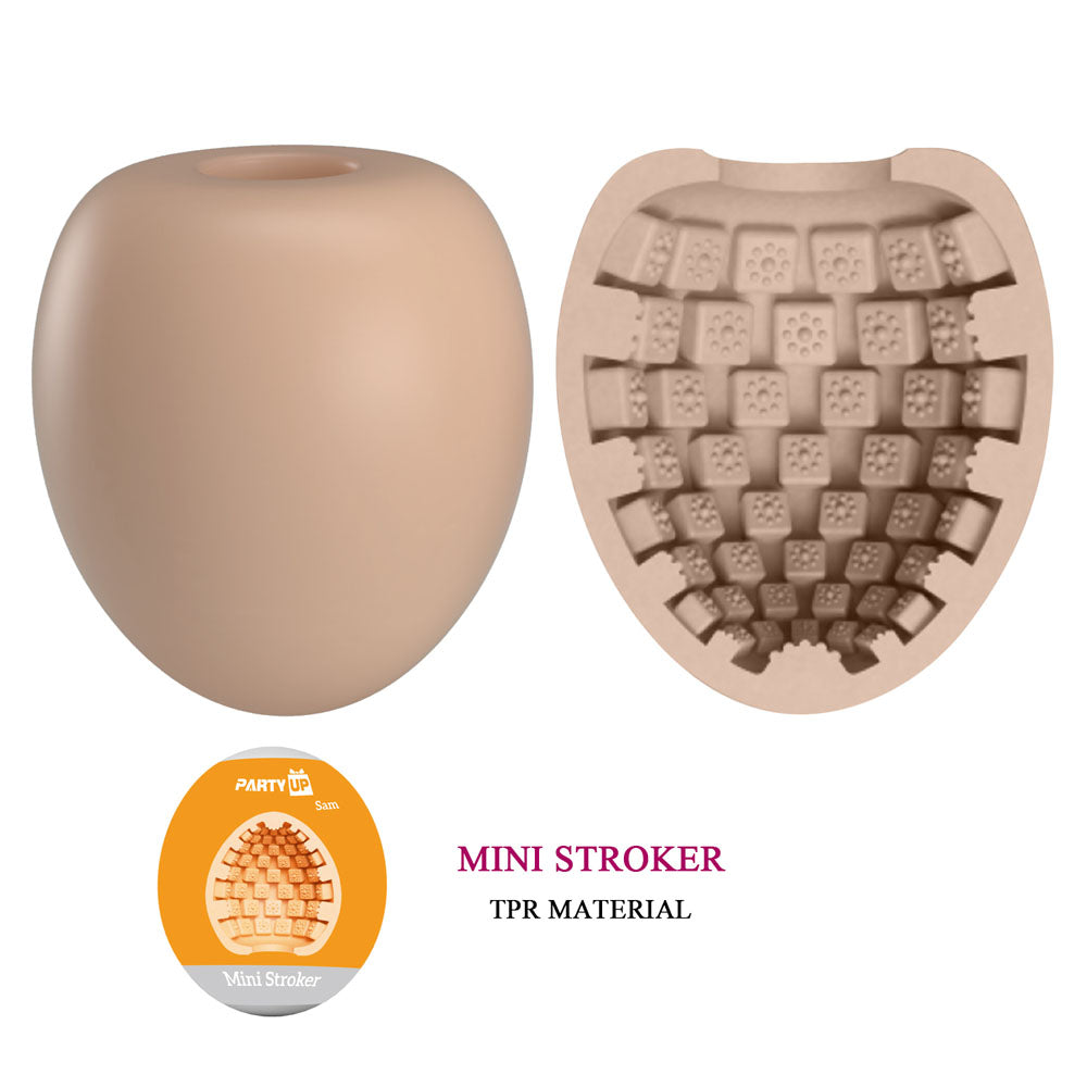 Party Up Sam Mini Stroker Flesh Mini Stroker
