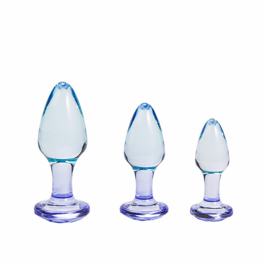 Maia Butties Clear Butt Plugs Set Of 3 Sizes