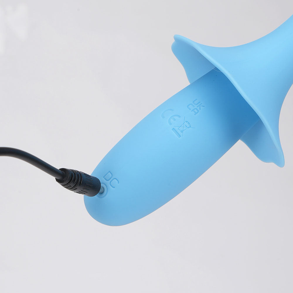 Maia Sienna Blue Blue 15.2 Cm Usb Rechargeable Fluttering Bullet