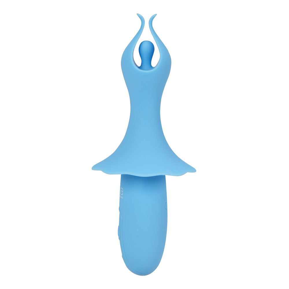 Maia Sienna Blue Blue 15.2 Cm Usb Rechargeable Fluttering Bullet