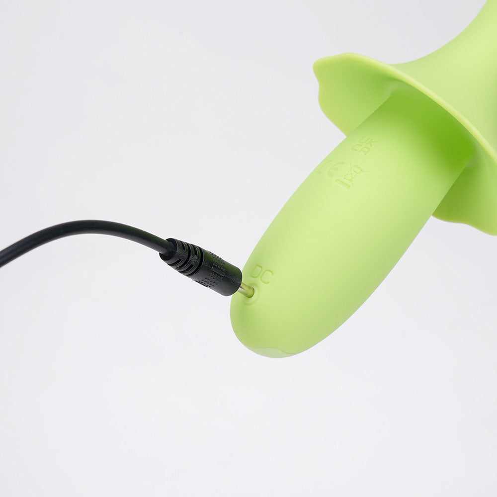Maia Sienna Green Green 15.2 Cm Usb Rechargeable Fluttering Bullet
