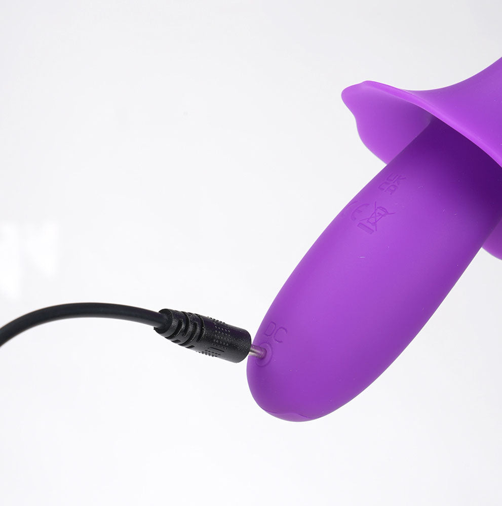 Maia Sienna Purple Purple 15.2 Cm Usb Rechargeable Fluttering Bullet