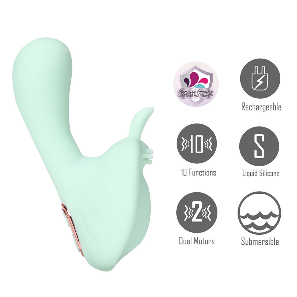 Maia Averi Green Green Usb Rechargeable Vibrator