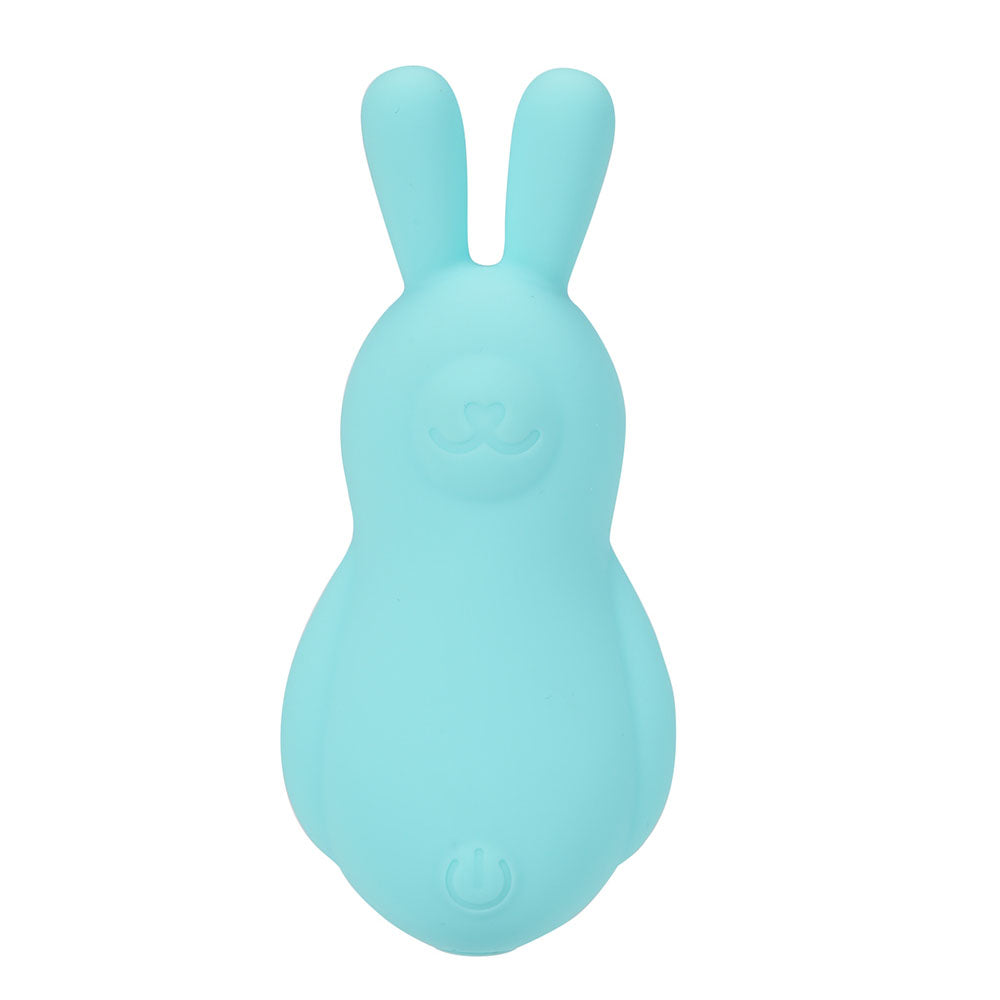 Maia Bri Teal Teal 9 Cm Usb Rechargeable Vibrating Bunny Bullet