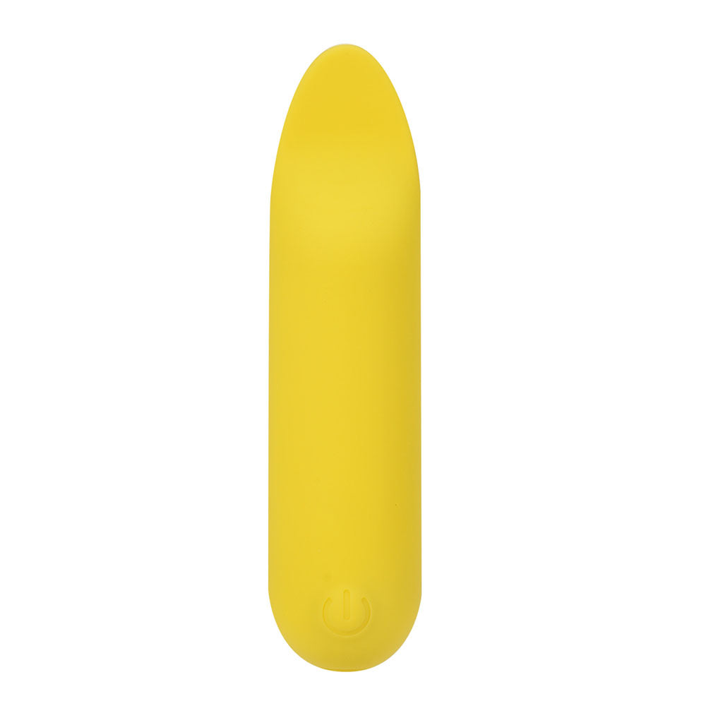 Maia Tawni Yellow Yellow 9 Cm Usb Rechargeable Bullet With Flickering Tip