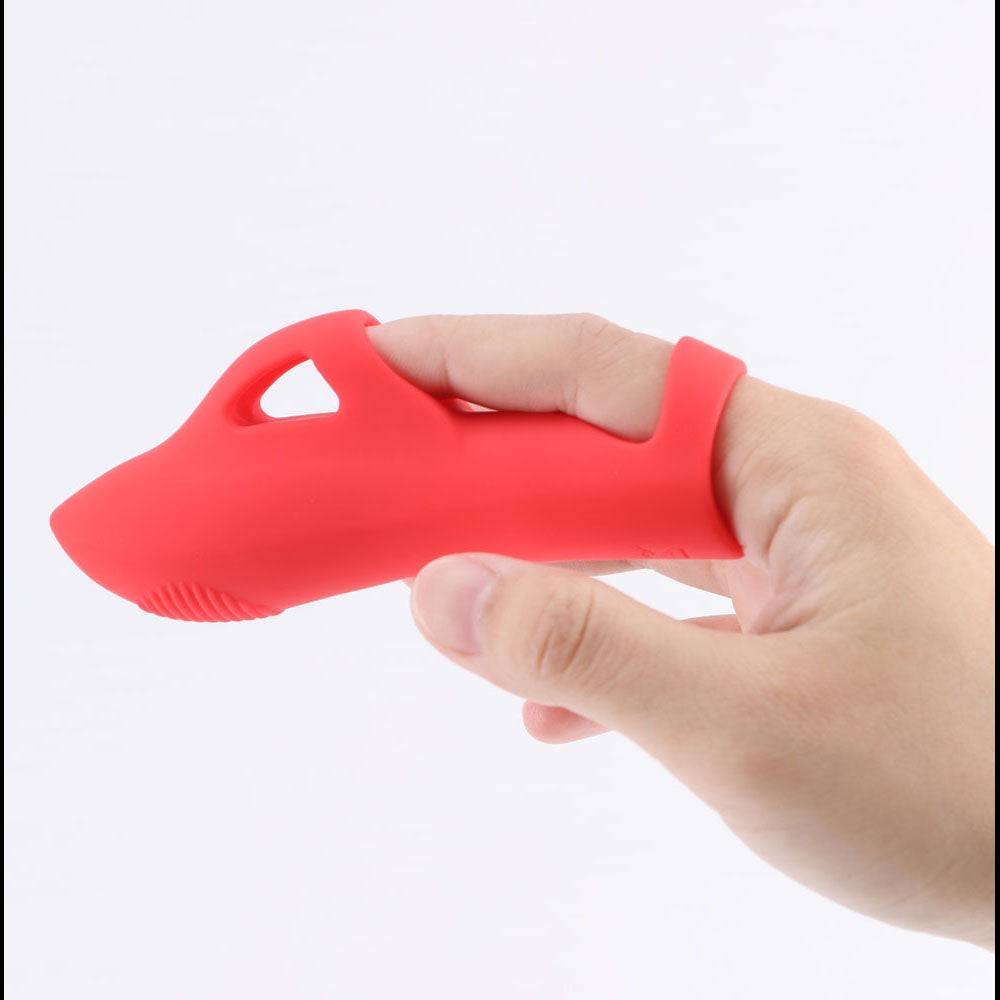 Maia Lana Red Red Usb Rechargeable Finger Stimulator