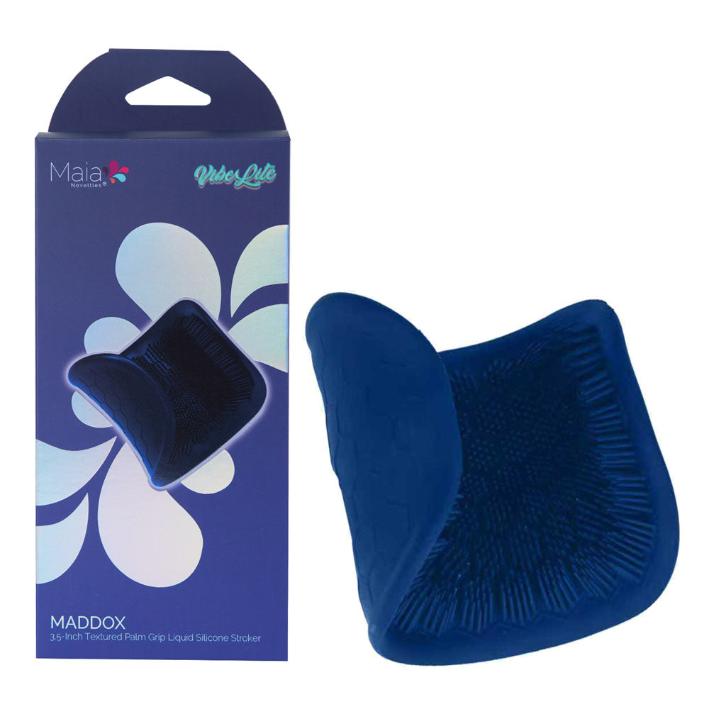 Maia Maddox Blue Textured Stroker Sleeve