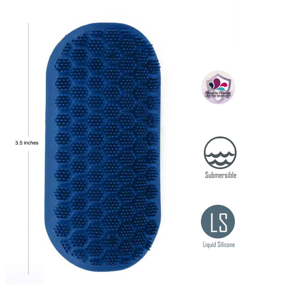 Maia Maddox Blue Textured Stroker Sleeve