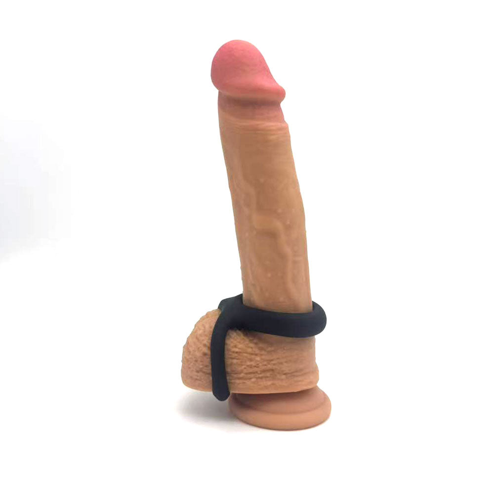 Maia Gavin Black Cock & Balls Ring