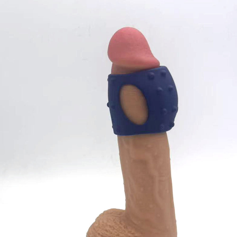 Maia Romeo Blue Blue Usb Rechargeable Vibrating Girth Enhancer Sleeve
