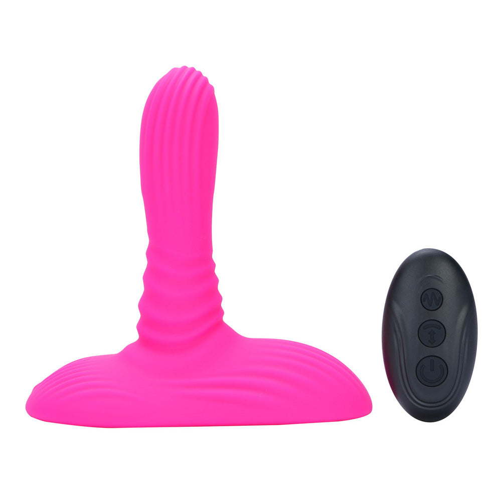 Maia Adira Pink Usb Rechargeable Thrusting Vibrator With Wireless Remote