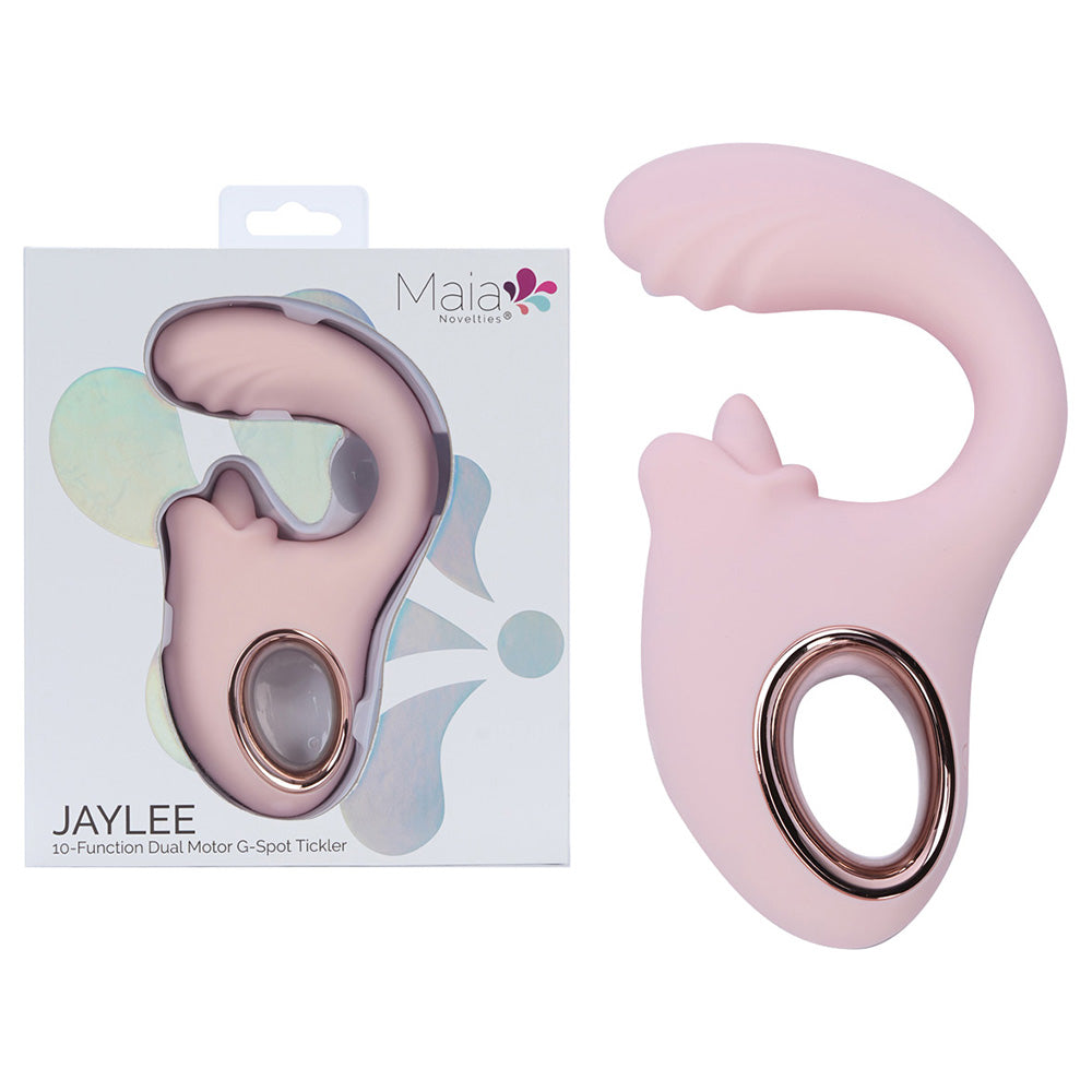 Maia Jaylee Pink Pink Usb Rechargeable Dual Motor Vibrator