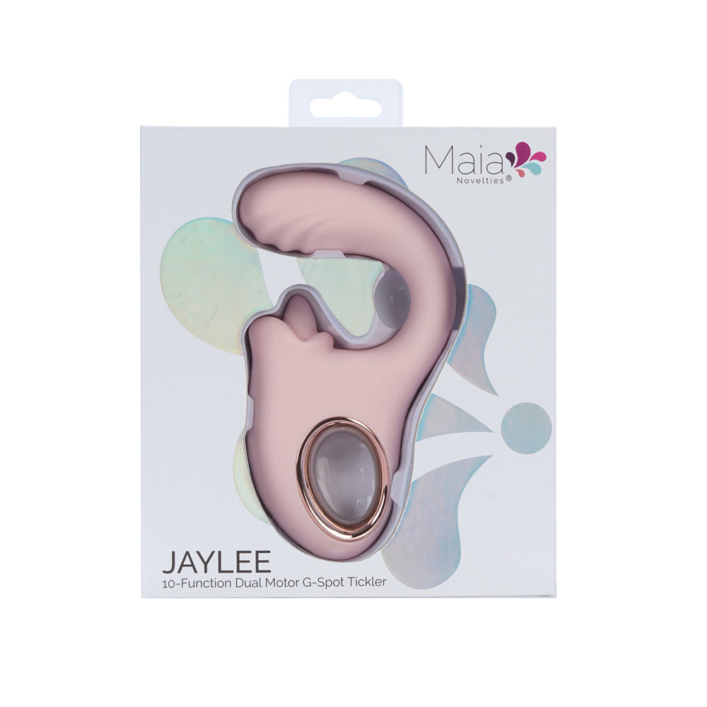 Maia Jaylee Pink Pink Usb Rechargeable Dual Motor Vibrator