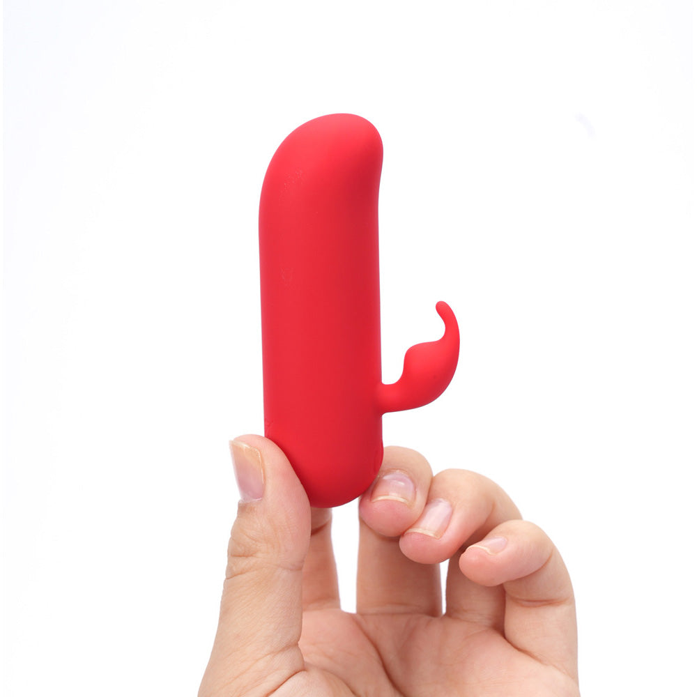 Maia Zia Red 7.6 Cm Usb Rechargeable Mini Bullet Rabbit