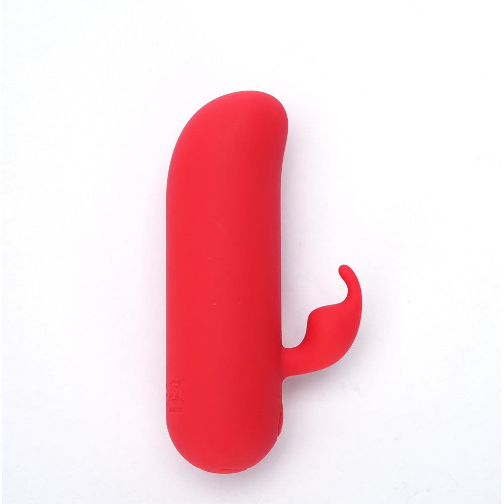 Maia Zia Red 7.6 Cm Usb Rechargeable Mini Bullet Rabbit