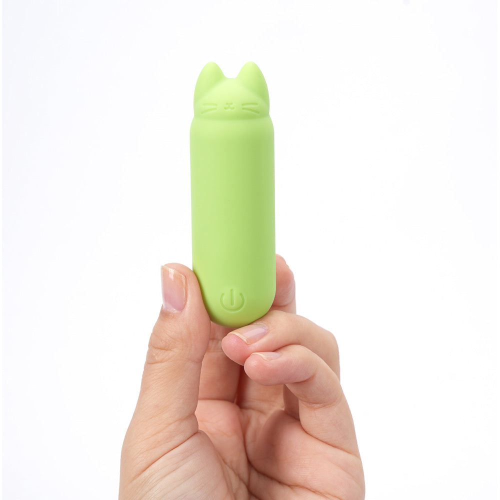 Maia Allie Green 7.6 Cm Usb Rechargeable Vibrating Bullet