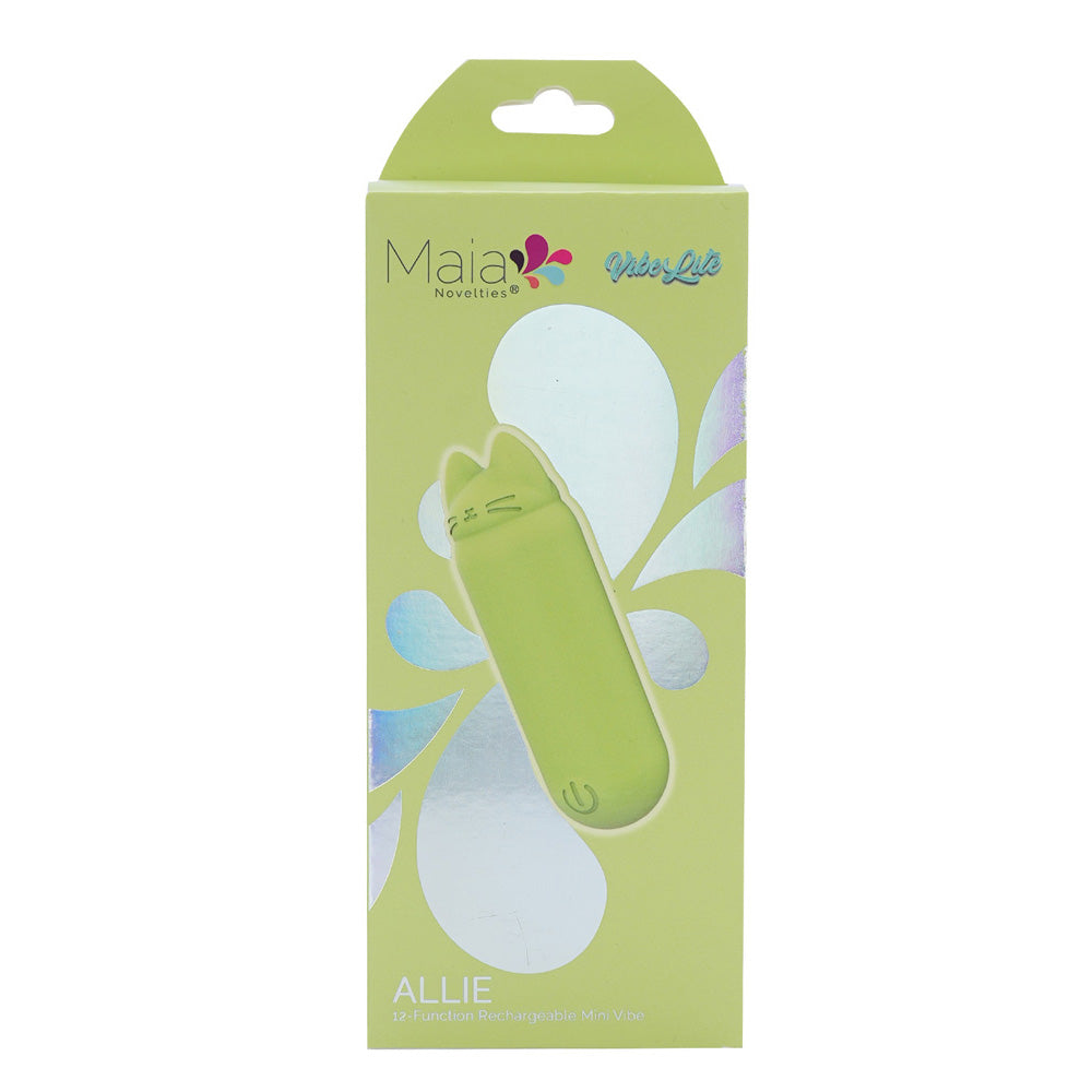 Maia Allie Green 7.6 Cm Usb Rechargeable Vibrating Bullet
