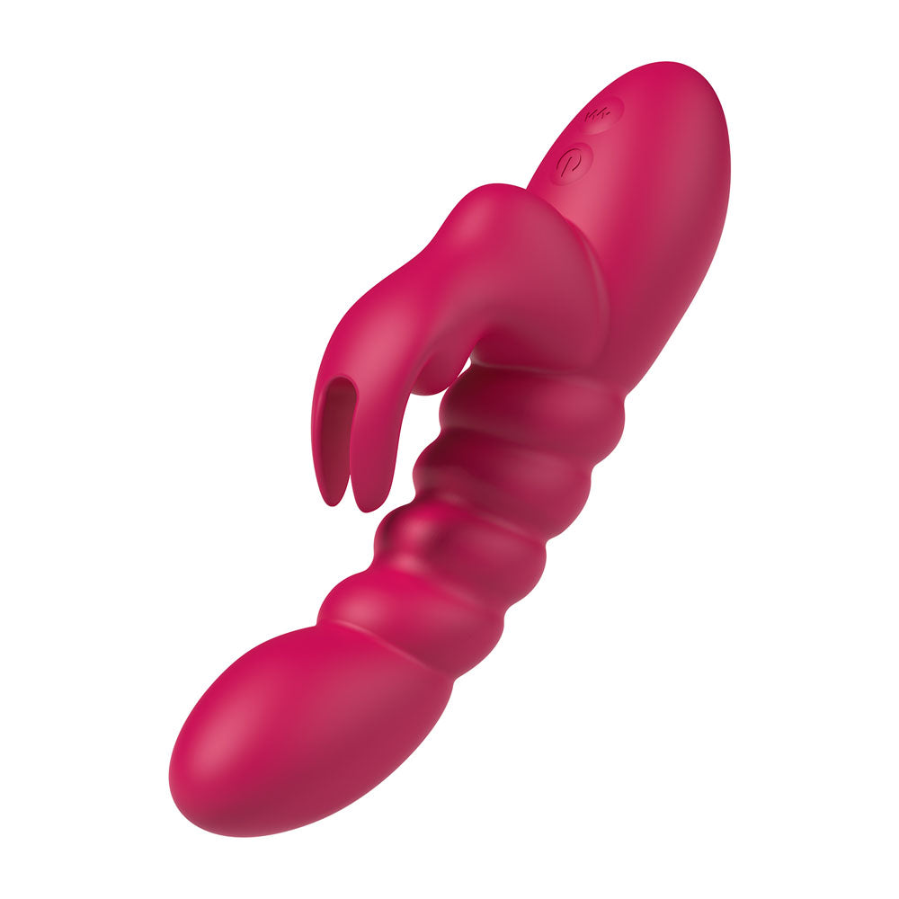 Party Up Brynlyn Pink Pink 18.2 Cm Usb Rechargeable Rabbit Vibrator