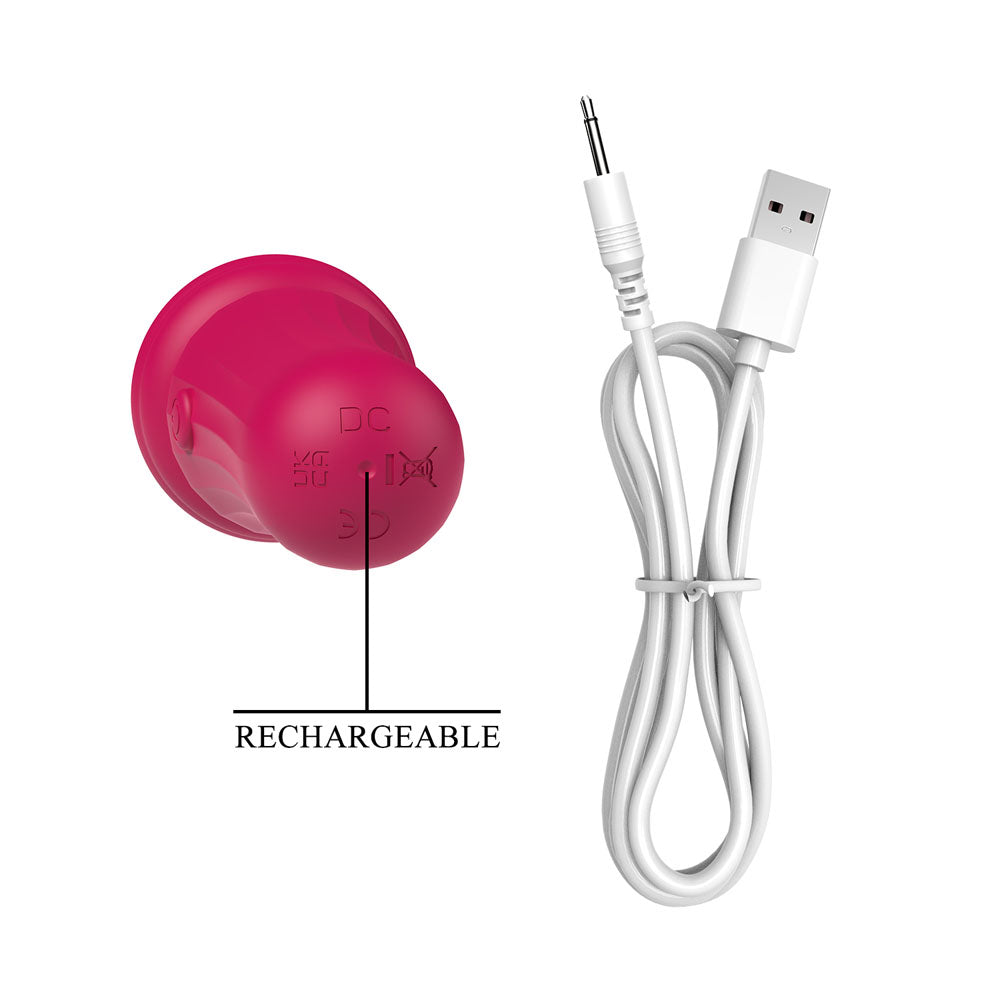 Party Up Duuna Pink Pink 16.9 Cm Usb Rechargeable Massage Wand