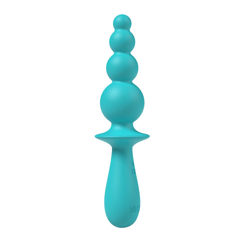 Party Up Evajane Teal Teal 17.1 Cm Usb Rechargeable Beaded Vibrator