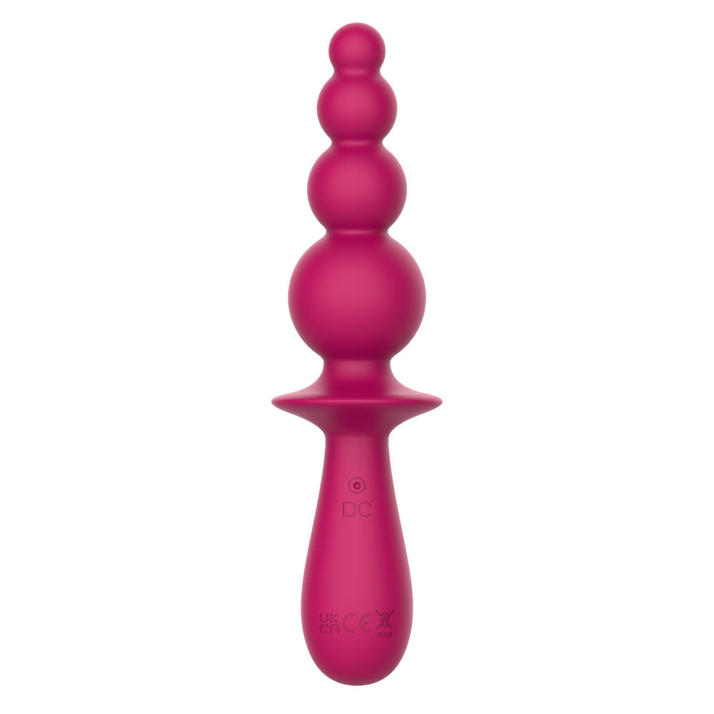 Party Up Evajane Pink Pink 17.1 Cm Usb Rechargeable Beaded Vibrator