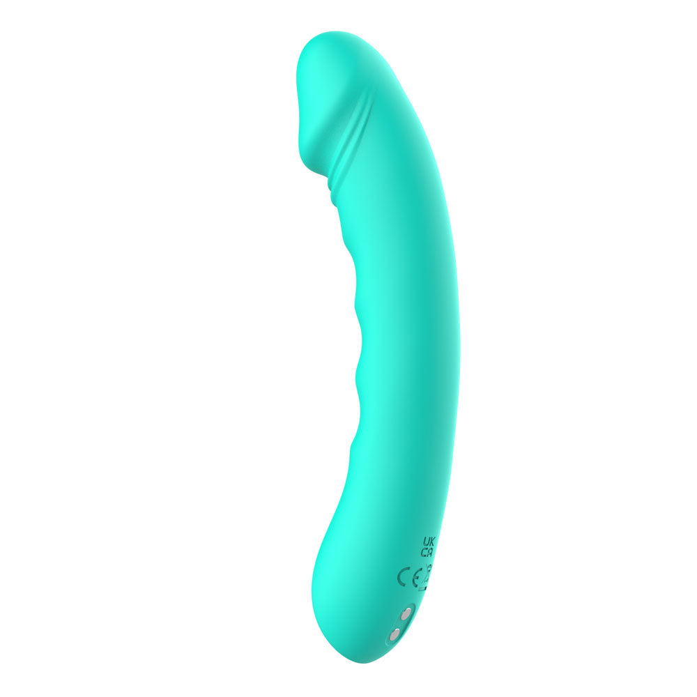Party Up Niki Teal Teal 15.4 Cm Usb Rechargeable Vibrator