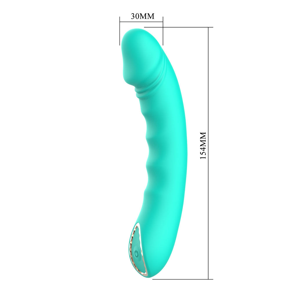 Party Up Niki Teal Teal 15.4 Cm Usb Rechargeable Vibrator