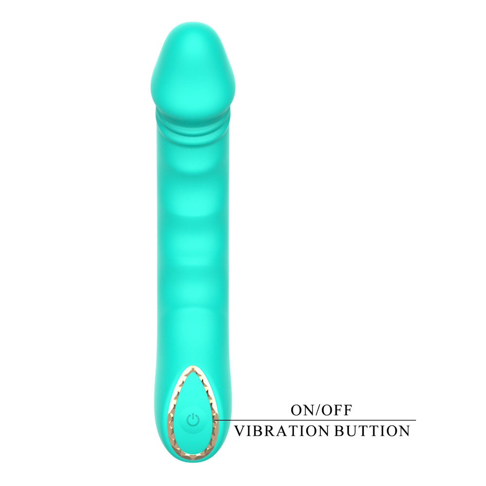 Party Up Niki Teal Teal 15.4 Cm Usb Rechargeable Vibrator