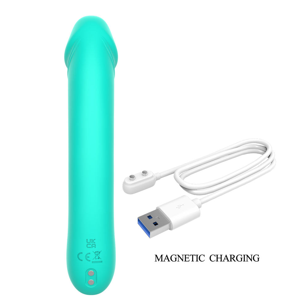 Party Up Niki Teal Teal 15.4 Cm Usb Rechargeable Vibrator