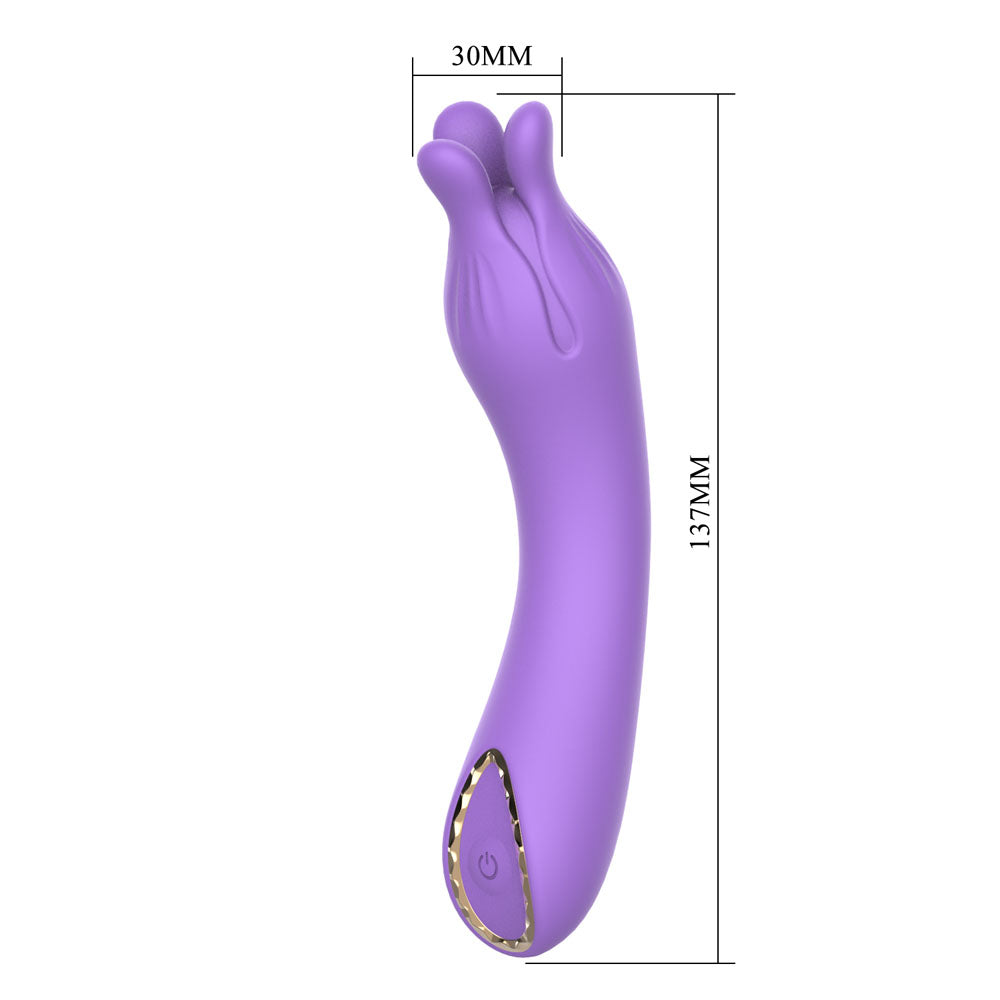 Party Up Kelly Purple Purple 13.7 Cm Usb Rechargeable Vibrator