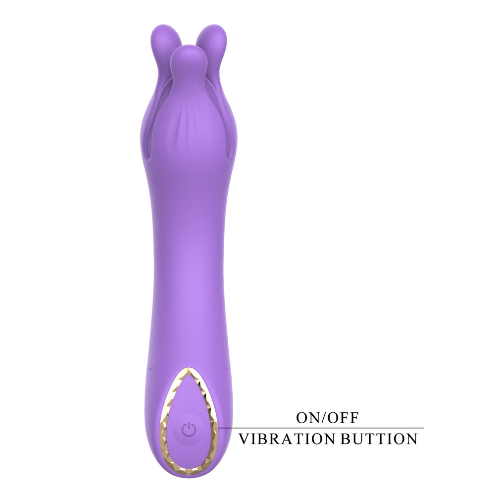 Party Up Kelly Purple Purple 13.7 Cm Usb Rechargeable Vibrator
