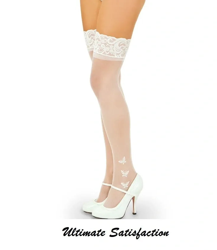 BUTTERFLY STOCKINGS SIZE REGULAR